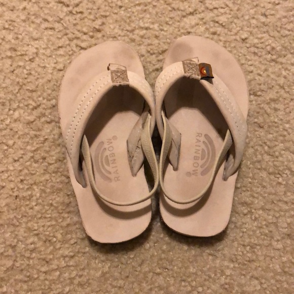 toddler rainbow flip flops